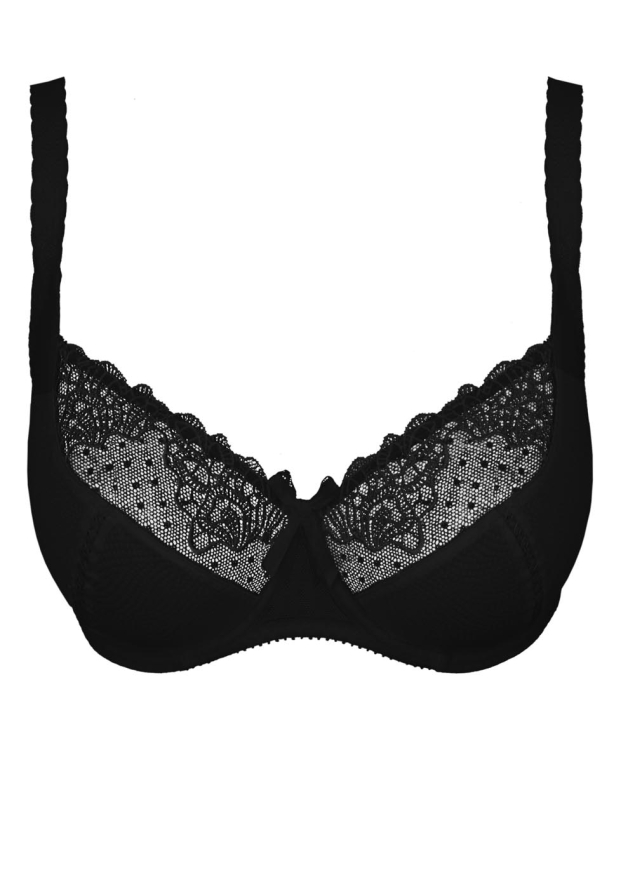 Soutien-gorge Corbeille Empreinte Noir